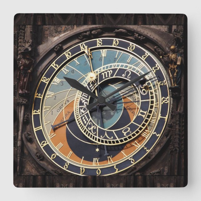 Astronomisk klocka i Prag (Framsida)