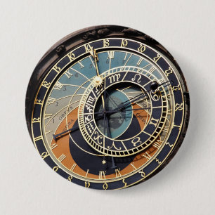 Astronomisk klocka i Prag Knapp