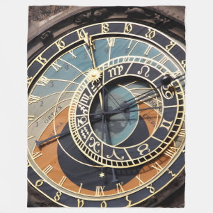 Astronomisk klocka i Praque Fleecefilt