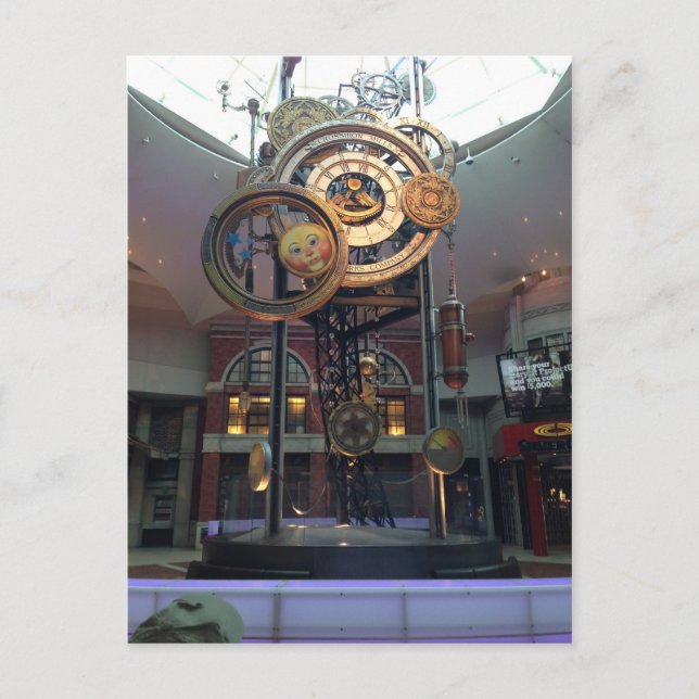 Astronomisk klocka vykort (Framsida)