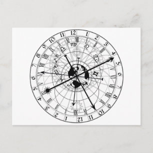 Astronomisk klocka vykort