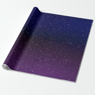 Astronomisk nattstjärntur himlar Wrapping Papper Presentpapper