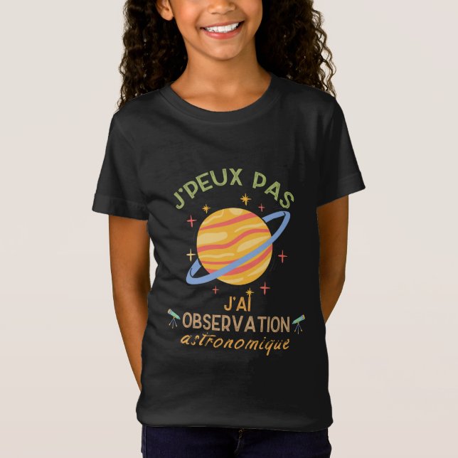 Astronomisk observation t shirt (Framsida)
