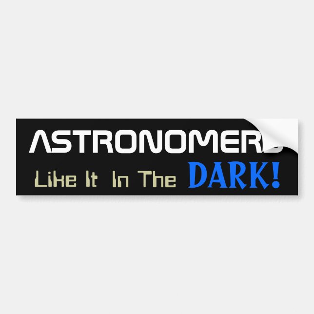 Astronomisk Roligt Bildekal (Framsidan)