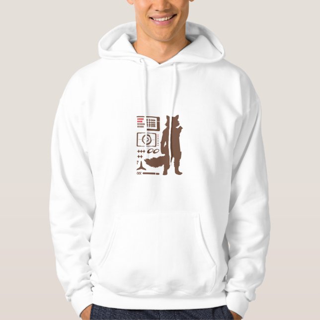 Astronomisk rymdkricka hoodie (Framsida)