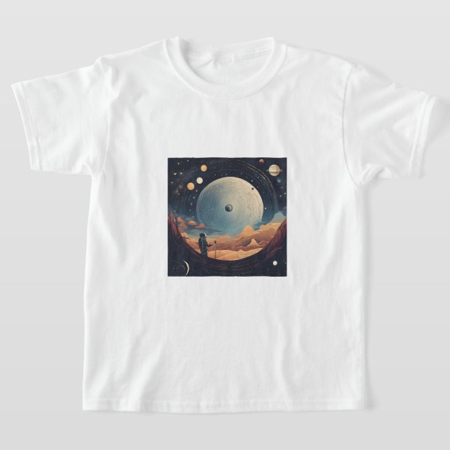 astronomisk t-shirt (Laydown)
