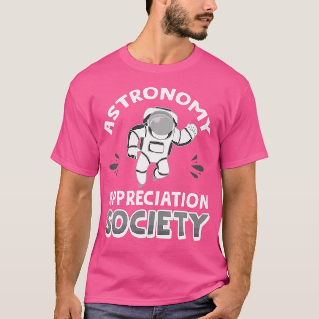Astronomisk uppskattning, samhälle t shirt (Framsida)