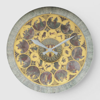 Astronomiska zodiaktecken stor klocka