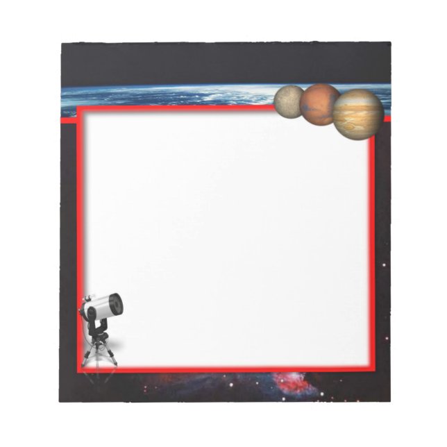 Astronomiskt Anteckningsblock (Framsida)