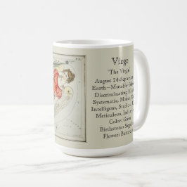 Astronomiskt diagram över zodiakantik i Våg Kaffemugg