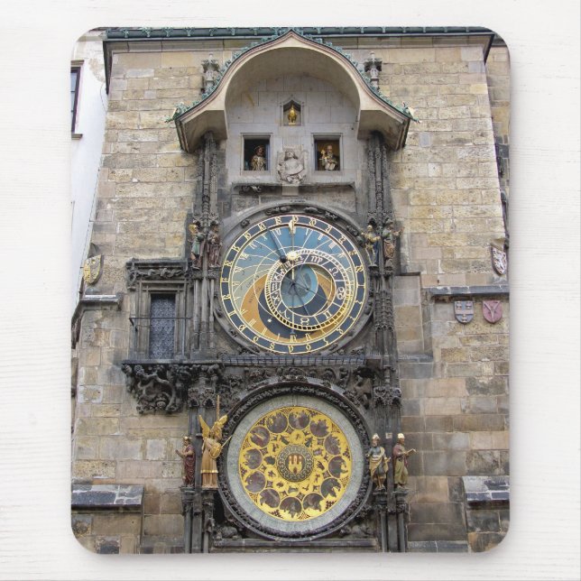 Astronomiskt klocka eller Prag Orloj Musmatta (Framsidan)