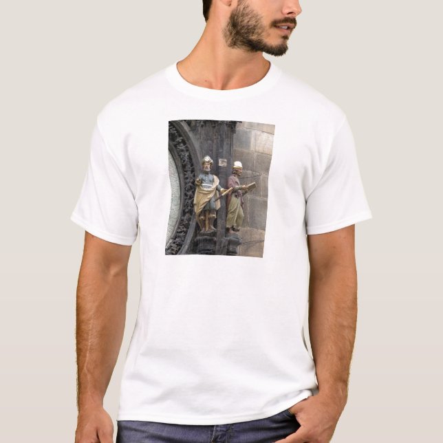 Astronomiskt klocka eller Prag Orloj Tee (Framsida)