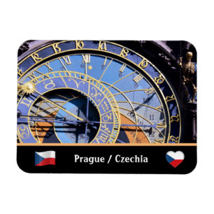 Astronomiskt klocka, Prag, Czechia (arkitektur) Magnet