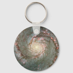 Astronomivetenskap Keychain för bubbelpool M51 Nyckelring