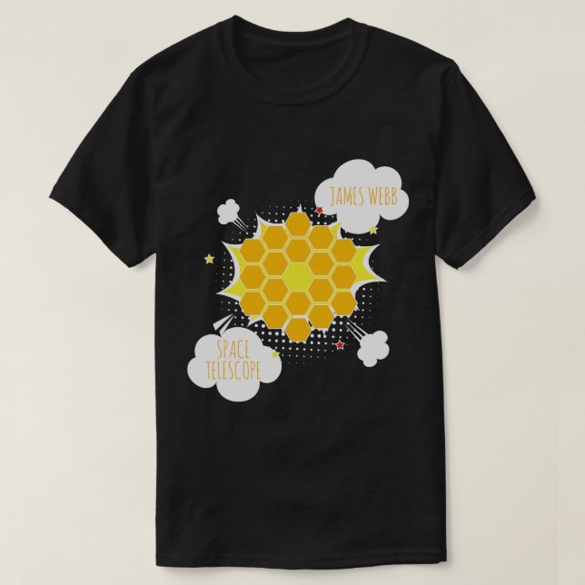 Astronomy Älskare James Webb Space Telescope JWST  T Shirt (Design framsida)