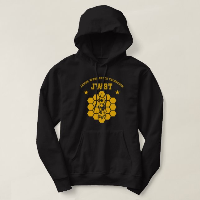 Astronomy Älskare James Webb Telescope Space Astro Hoodie (Design framsida)