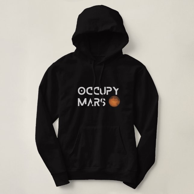 Astronomy Älskare Occupy Mars Astronomy Space Expl T Shirt (Design framsida)