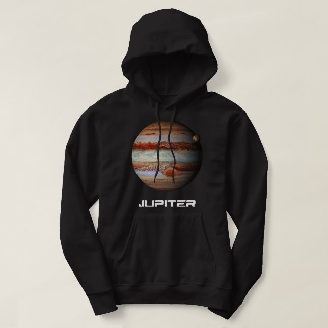 Astronomy Älskare Planet Jupiter Astronomy Solar S Hoodie (Design framsida)