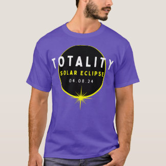 Astronomy Älskare Total Solar Eclipse 2024 Totalit T Shirt