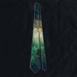 Astronomy Science Grönt Galaxy Stars Slips<br><div class="desc">Galaxy knyter an till bilden av det stjärnbildande molnet NGC 281 i Cassiopeias konstellation. Gröntens galaxhalslips är en perfekt för alla stjärngazrar.</div>