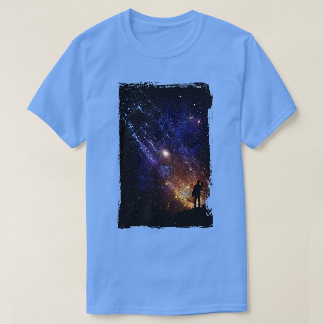 Astrophik Nattastronomi Himlar Manar Kvinnor Astro T Shirt (Design framsida)