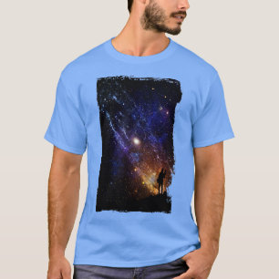 Astrophik Nattastronomi Himlar Manar Kvinnor Astro T Shirt