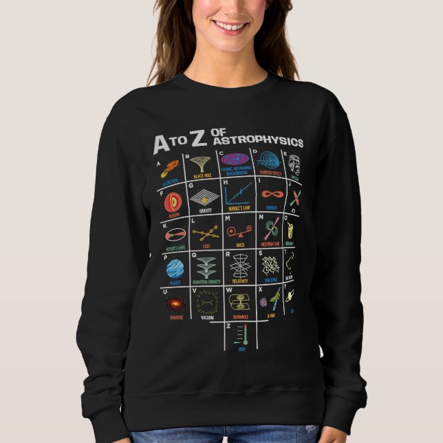 Astrophysics Basics Astronomy Books Solar System T Shirt (Framsida)