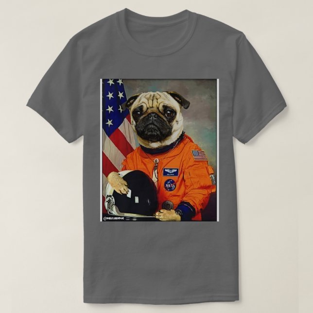 Astropug T Shirt (Design framsida)
