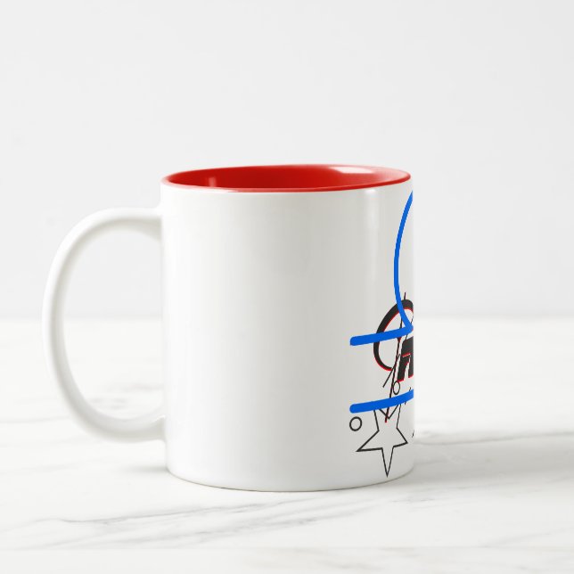 Astros Playroom Newest Två-Tonad Mugg (Vänster)