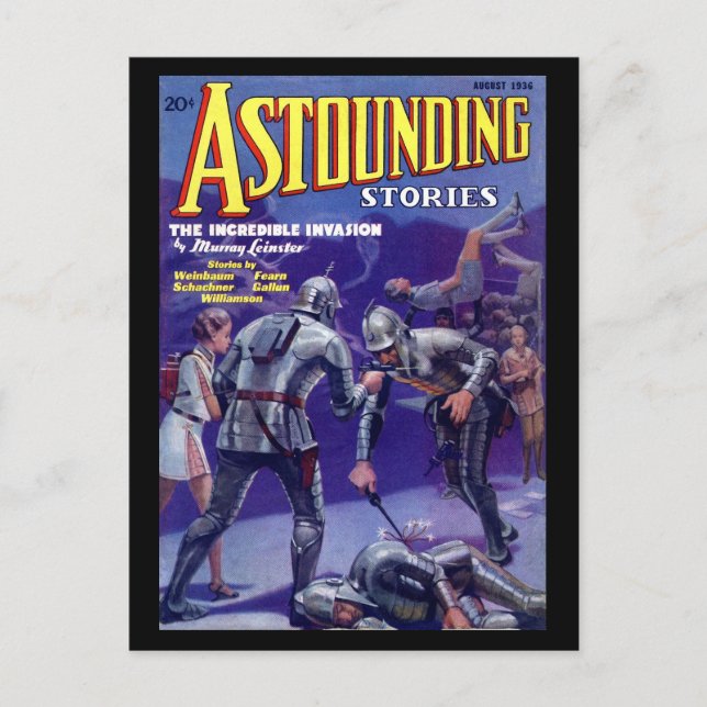 Astungande artiklar - Aug 1936a_Pulp Art Vykort (Framsida)