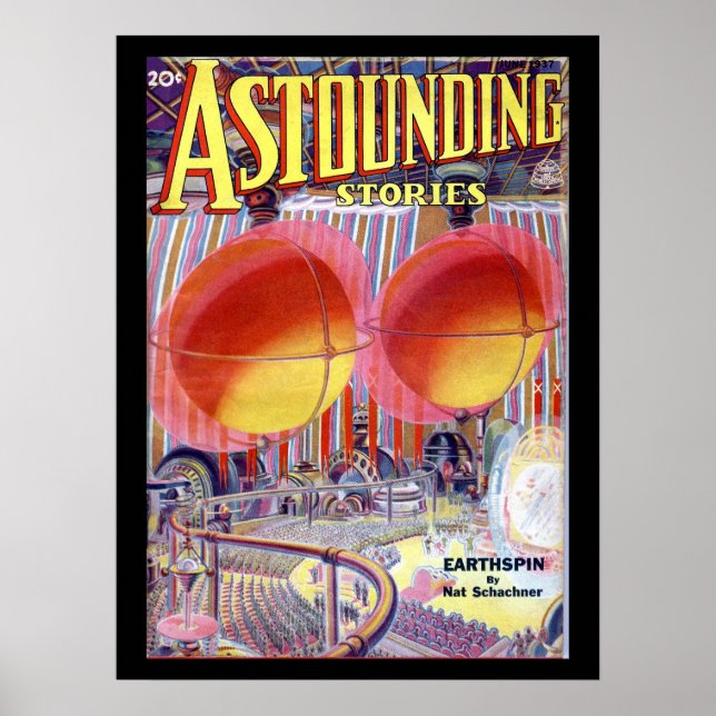 Astungande artiklar - juni 1937a_Pulp Art Poster (Framsidan)