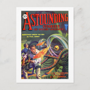 Astungande historier från Science fiction Vykort