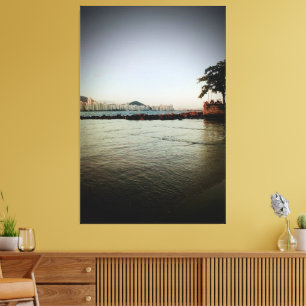 Astúrias Beach Guarujá Brasilien Canvastryck