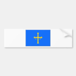 Asturias flagga (Spanien) Bildekal