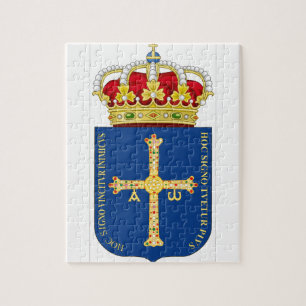 Asturias vapensköld (Spanien) Pussel