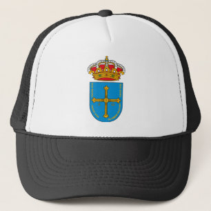 Asturias vapensköldhatt truckerkeps