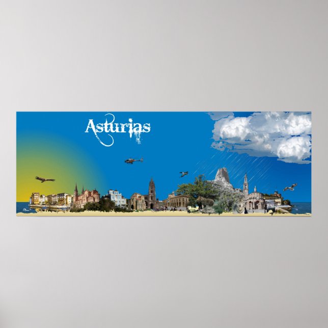 Asturien Poster (Framsidan)