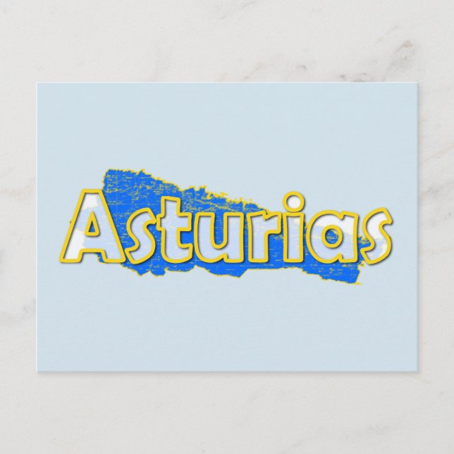Asturien Vykort (Framsida)