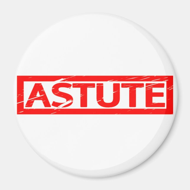 Astute Frimärke Magnet (Framsidan)