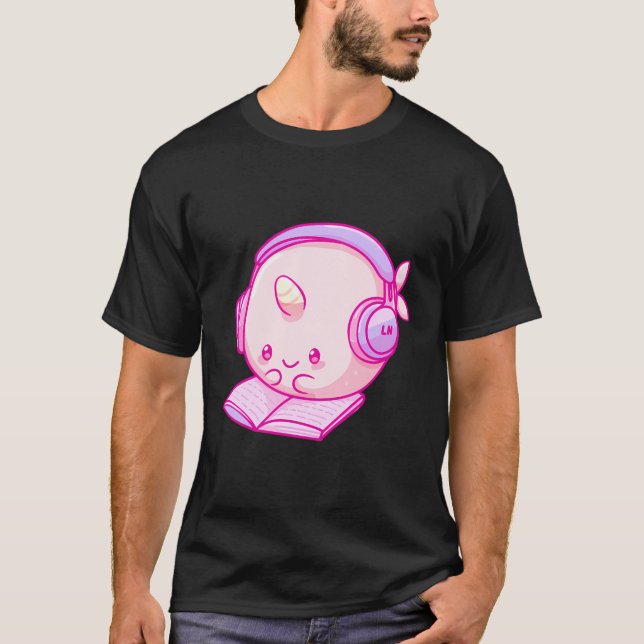Astute Narwhal T Shirt (Framsida)