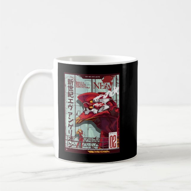 Asuka Langley Sohryu - Evangelion Classic Kaffemugg (Vänster)