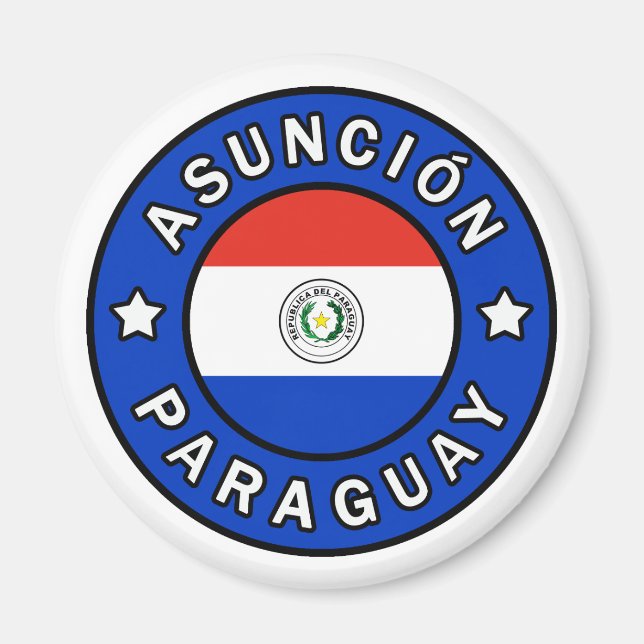 Asunción Paraguay Magnet (Framsidan)