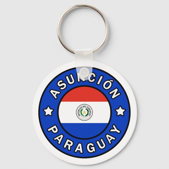 Asunción Paraguay Nyckelring (Framsida)