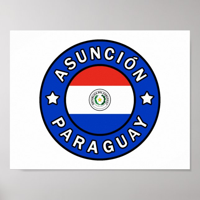 Asunción Paraguay Poster (Framsidan)