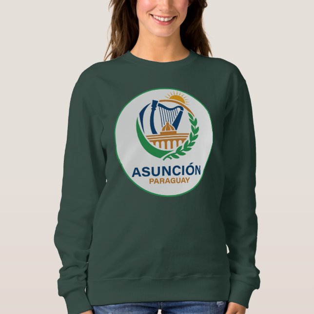 Asuncion Paraguay Sydamerika T Shirt (Framsida)