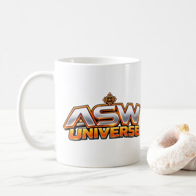 ASW Univers Söt AI Robotbesättning Kaffe Mugg (Med munk)