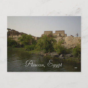 Aswan, Egypten Vykort