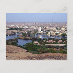 aswan nile vykort