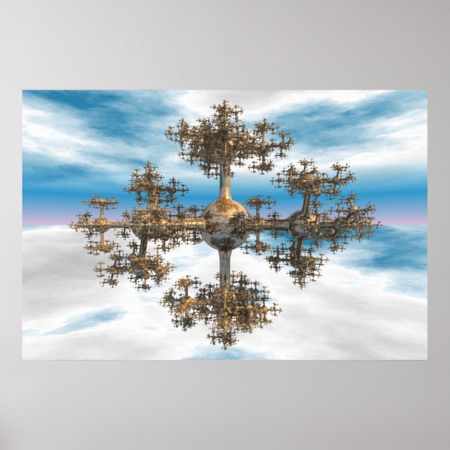 Asymetricall Fractal Poster (Framsidan)