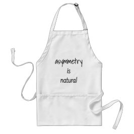 Asymmetri är en naturlig standardApron Förkläde